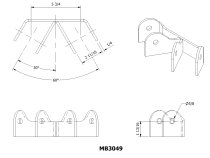 Rear Axle Upper Control Arm Mounts for Truss Motobilt