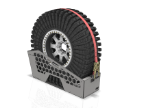 Universal Bed Mounted Tire Carrier Motobilt