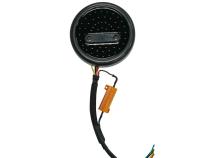 LED Round Tail Light, 5 Inch Round Surface Mount Motobilt