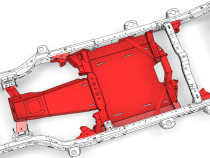 4 Link Suspension Bracket and Skid Kit for 2018-Present Jeep JLU Motobilt