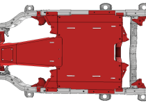 4 Link Suspension Bracket and Skid Kit for 2018-Present Jeep JLU Motobilt