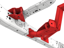 Rear 4 Link Suspension Bracket Kit for 2018-Present Jeep JLU Motobilt
