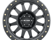 Aluminum Wheels 15x10 Double Standard MR304 Bolt Pattern 5 On 114.3 Offset -50 Lip Size 5.43 Matte Black MB Method