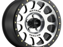 Aluminum Wheels 16x8 NV MR305 Bolt Pattern 5 On 114.3 Offset 0 Lip Size 1.57 Black BM Machined Face-Black Street Loc Method