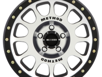 Aluminum Wheels 16x8 NV MR305 Bolt Pattern 5 On 114.3 Offset 0 Lip Size 1.57 Black BM Machined Face-Black Street Loc Method