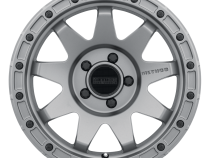 Aluminum Wheels 17x9 MR317 Bolt Pattern 5 On 127 Offset -12 Lip Size 1.57 Matte Titanium GY Method
