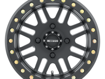 Aluminum Wheels 14x10 MR406 Beadlock UTV Bolt Pattern 4 On 156 Offset -2 Lip Size 3.43 Matte Black MB Method
