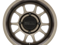 Aluminum Wheels 15x10 MR409 Bead Grip UTV Bolt Pattern 4 On 156 Offset 0 Lip Size 4.33 Steel Grey GY Method