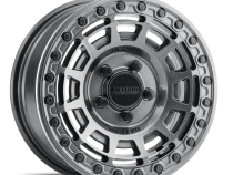 Aluminum Wheels 15x10 MR415 Beadlock UTV Bolt Pattern 5 On 114.3 Offset 25 Lip Size 2.09 Graphite GY Gloss Graphite Ring Method