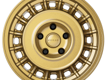 Aluminum Wheels 15x7 502GR Arvo Gold Rush 5 On 100 Bolt Pattern 56.1 Bore 15 Offset Nomad Wheels