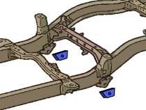 Forward Leaf Spring Mount For 1995-2004 Toyota Tacoma Rust Buster Frameworks