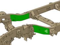 Front Frame Repair Kit For 99-06 GM Trucks and SUV's Driver Side Rust Buster Frameworks