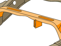 1999-2004 and 2006 Chevy Silverado 1500 Forward Fuel Tank Crossmember Rust Buster Frameworks