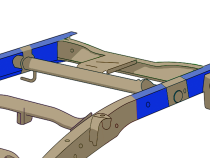 Rust Buster 2007-2019 Chevy Silverado/GMC Sierra Extended Cab Rear Frame Section Left Side