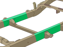 Rust Buster 2007-2013 Chevy Silverado / GMC Sierra 1500 Ext Cab Center Frame Section RB7338L/R