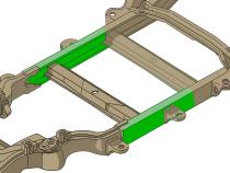 Center Frame Repair Kit For 88-98 Chevy C/K1500 Driver Side Rust Buster Frameworks