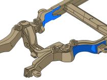 Front Frame Repair Kit For 88-98 Chevy/GMC K1500/2500 Ext Cab Passenger Side Rust Buster Frameworks