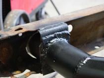 Tube Style Rear Frame Crossmember For 1999-2006 Chevy Silverado/GMC Sierra Rust Buster Frameworks