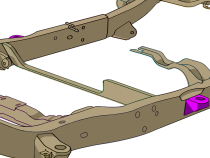 Center Body Frame Mount For Avalanche/Suburban/Yukon Rust Buster Frameworks