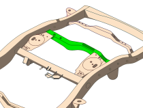 Rear Track Bar Crossmember For 4Runner and FJ Cruiser Rust Buster Frameworks