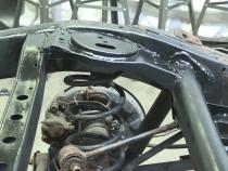 Rear Upper Coil Spring Bucket and Shock Mount For FJ Cruiser and 4Runner Driver Side Rust Buster Frameworks