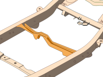 Fuel Tank Crossmember 4Runner and FJ Cruiser Rust Buster Frameworks