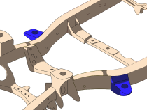 Front Body Frame Mount For 4Runner and FJ Cruiser Passenger Side Rust Buster Frameworks