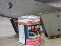 Total Protection Rust Cover Paint 1 US Quart - Satin Black Rust Buster Frameworks