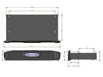 R-STEP 16 Inch Wide Step with Universal Brackets To Mount On Flat Surface Rock Slide Engineering