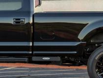 R-STEP 16 Inch Wide Step For 2017-2022 Ford Super Duty Bed Step Attachment Brackets Drivers Side Front Of Rear Tire Rock Slide Engineering