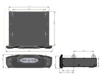 R-STEP 9 Inch Wide Step with Universal Brackets To Mount On Flat Surface Rock Slide Engineering