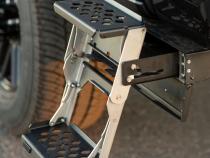 R-STEP 9 Inch Wide For 2016-2023 Toyota Tacoma Bed Step Attachment Brackets Behind Passenger Rear Tire Rock Slide Engineering