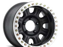 Aluminum Wheels 17x8.5 Monster Beadlock RT231 Machined Face Black 0 Offset 5 on 127 Bolt Pattern 83.82 Bore Raceline