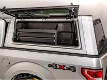 Truck Bed Drawer Drawer-Bin Mid-Size EVO and EVOc Applications 5 Foot or 6 Foot Bed Left Side Mount SmartCap(R) ‚Дц–о—Ь‚Дм–ж‚Дм—о Fits all mid-size EVO Series Caps