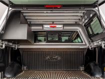Truck Bed Drawer Drawer-Bin Mid-Size EVO and EVOc Applications 5 Foot or 6 Foot Bed Left Side Mount SmartCap(R) ‚Дц–о—Ь‚Дм–ж‚Дм—о Fits all mid-size EVO Series Caps