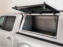 Full-Bin Full-Length Left Side 20-Up Jeep Gladiator 5' EVO EVOa and EVOc Applications 5 Foot Bed Left Side Mount SmartCap(R) Fits all Jeep Gladiator EVO Series Caps