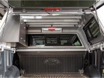 Full-Bin Length Mid-Size EVO EVOa and EVOc Applications 5 Foot or 6 Foot Bed Left Side Mount SmartCap(R) ‚Дц–о—Ь‚Дм–ж‚Дм—о Fits all mid-size EVO Series Caps