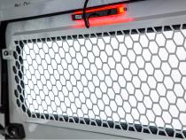 Rear Window Security Screen, Full-Size EVO, EVOa, and EVOc Applications, SmartCap Fits Caps w/Serial Number's ending in NA