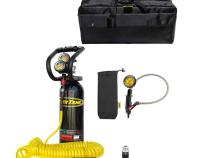 CO2 Tank 5 Lb Track Pack Package B System 250 PSI Black Power Tank