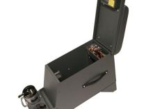 Series II Center Console Universal 8 Inch Wide Black Tuffy Security Products