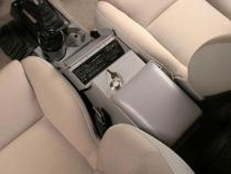 Deluxe Stereo Center Console Universal 6 1/2 Inch Wide Black Tuffy Security Products
