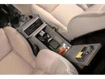 Deluxe Stereo Center Console Universal 6 1/2 Inch Wide Black Tuffy Security Products