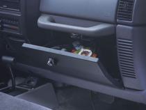 Glove Box - 97-06 Wrangler TJ Locking Black Tuffy Security Products