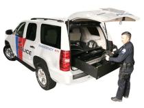 Tactical Gear SUV Security Drawer Universal Midsize Black Tuffy Security Products