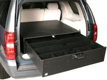 Tactical Gear SUV Security Drawer Universal Large Black Tuffy Security Products