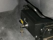 Front Driver Side Underseat Drawer - 97-06 Wrangjer TJ w/o Flip Seat Black Tuffy Security Products