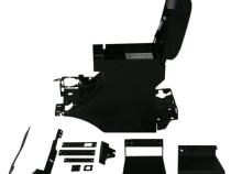 Series II Center Console - 11-18 Wrangler JK Rear Half Black Tuffy Security Products