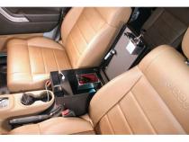 Series II Center Console - 11-18 Wrangler JK Rear Half Black Tuffy Security Products