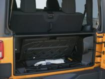 Standard Cargo Enclosure - 11-18 Wrangler Does Not Secure Entire Rear Cargo Area of 4-Door Models Black Tuffy Security Products