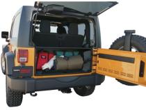 Standard Cargo Enclosure - 11-18 Wrangler Does Not Secure Entire Rear Cargo Area of 4-Door Models Black Tuffy Security Products